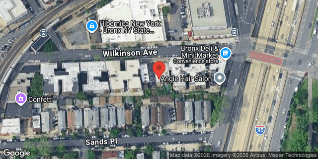 Aerial map of 3118 WILKINSON AVENUE, Bronx