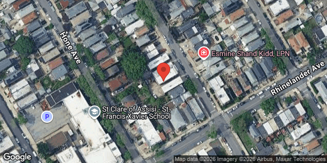 Aerial map of 1915 LURTING AVENUE, Bronx