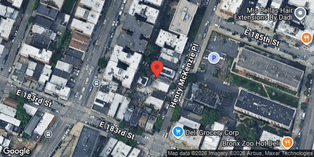 Aerial map of 2315 PROSPECT AVENUE, Bronx