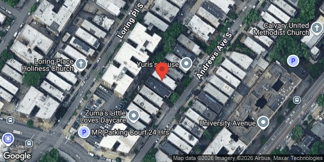 Aerial map of 1835 ANDREWS AVENUE SOUTH, Bronx