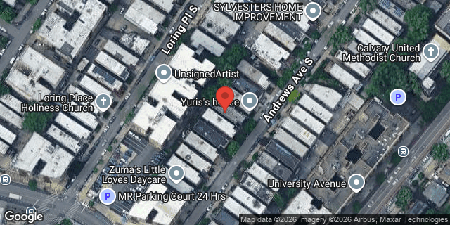 Aerial map of 1839 ANDREWS AVENUE SOUTH, Bronx