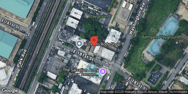 Aerial map of 455 EAST 181 STREET, Bronx