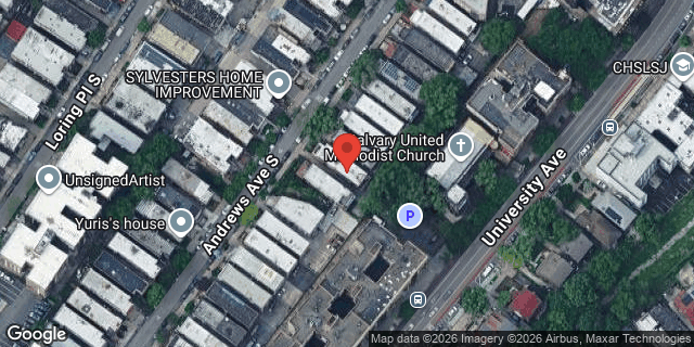 Aerial map of 1856 ANDREWS AVENUE SOUTH, Bronx