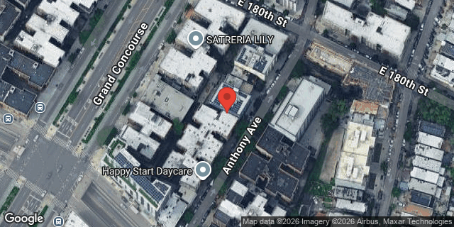 Aerial map of 2065 ANTHONY AVENUE, Bronx