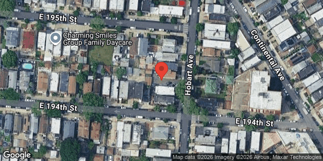 Aerial map of 2031 HOBART AVENUE, Bronx