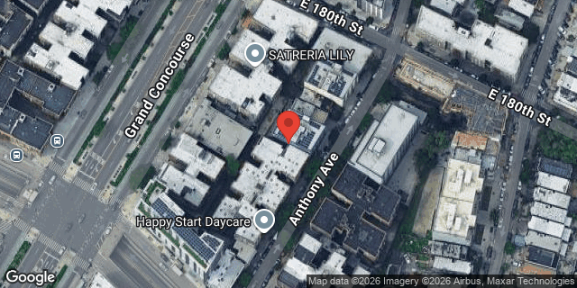 Aerial map of 2063 ANTHONY AVENUE, Bronx