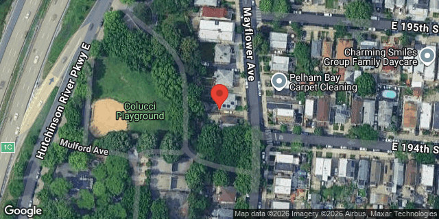 Aerial map of 2023 MAYFLOWER AVENUE, Bronx