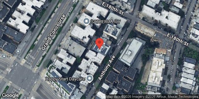 Aerial map of 2067 ANTHONY AVENUE, Bronx