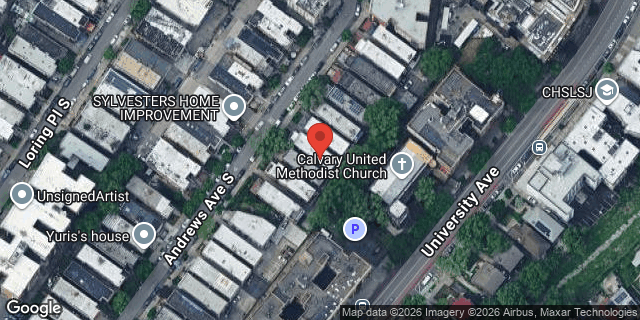 Aerial map of 1862 ANDREWS AVENUE SOUTH, Bronx