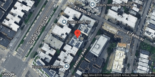 Aerial map of 2069 ANTHONY AVENUE, Bronx