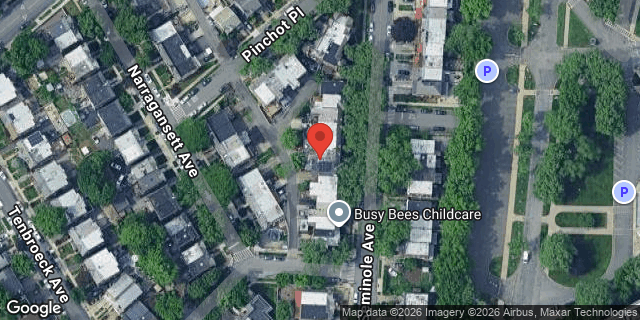 Aerial map of 1793 SEMINOLE AVENUE, Bronx