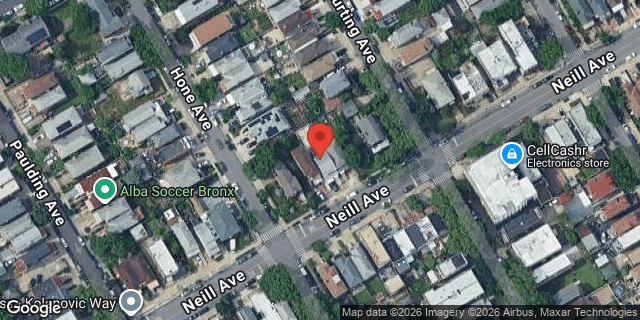 Aerial map of 1057 NEILL AVENUE, Bronx