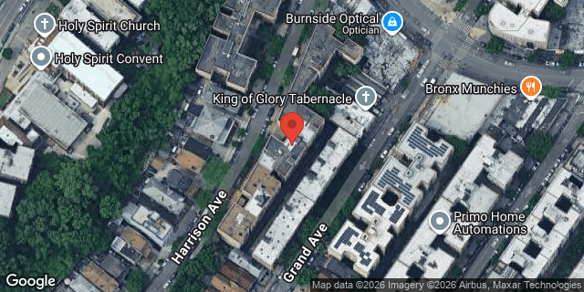 Aerial map of 1930 HARRISON AVENUE, Bronx