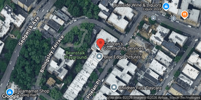 Aerial map of 1851 PHELAN PLACE, Bronx