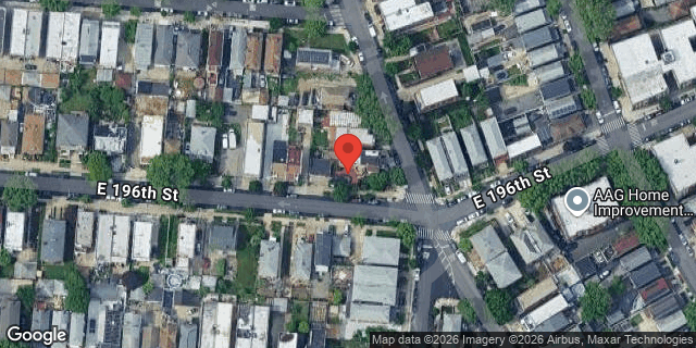 Aerial map of 2105 CONTINENTAL AVE, Bronx
