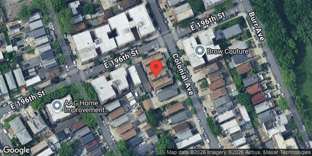 Aerial map of 2055 COLONIAL AVENUE, Bronx