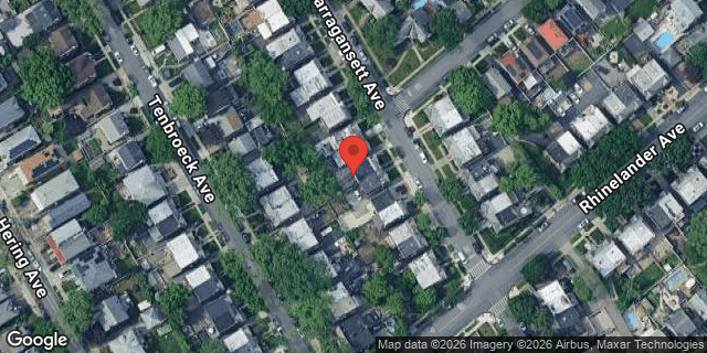 Aerial map of 1919 NARRAGANSETT AVENUE, Bronx