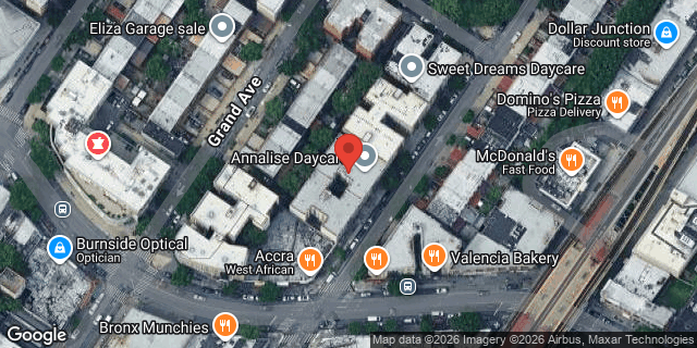 Aerial map of 2059 DAVIDSON AVENUE, Bronx