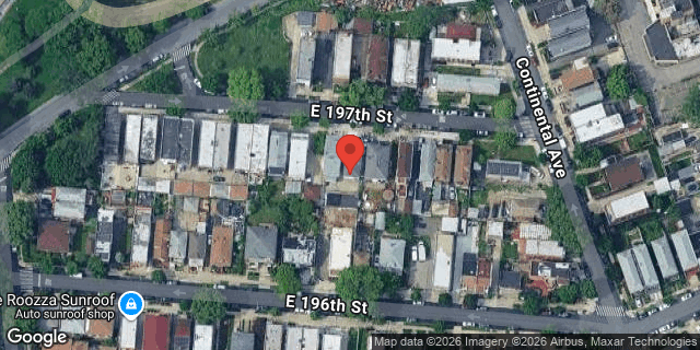 Aerial map of 2866 EAST 197 STREET, Bronx