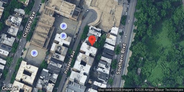 Aerial map of 2440 PROSPECT AVENUE, Bronx