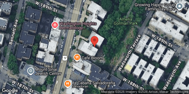 Aerial map of 4410 BROADWAY, Manhattan