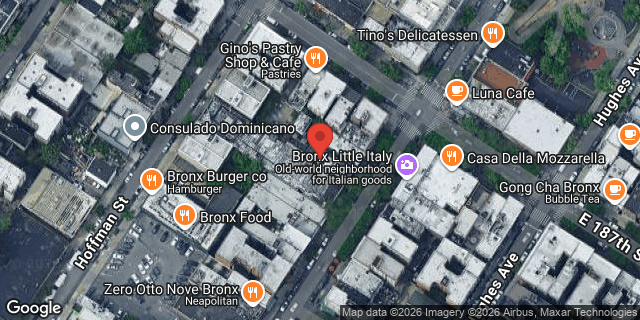 Aerial map of 2389 ARTHUR AVENUE, Bronx