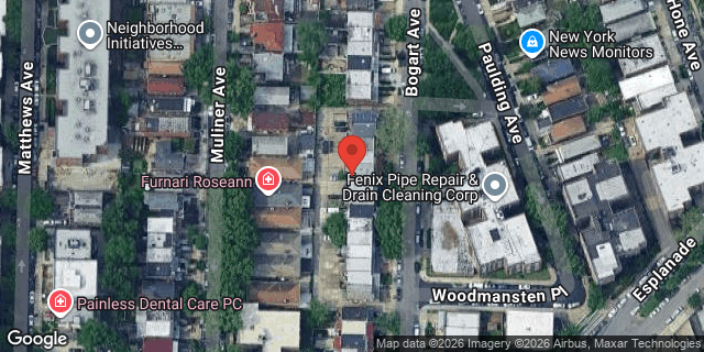 Aerial map of 2151 BOGART AVENUE, Bronx