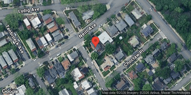 Aerial map of 1980 NARRAGANSETT AVENUE, Bronx