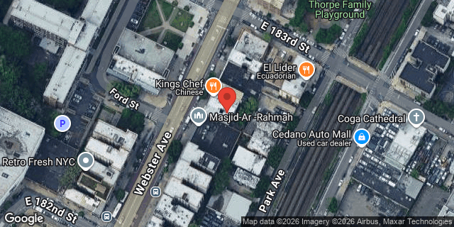 Aerial map of 2260 WEBSTER AVENUE, Bronx