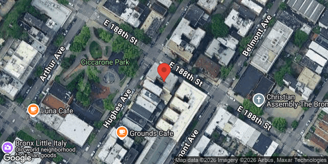 Aerial map of 620 EAST 188 STREET, Bronx