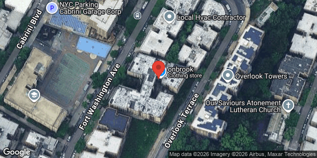 Aerial map of 660 FT WASHINGTON AVENUE, Manhattan