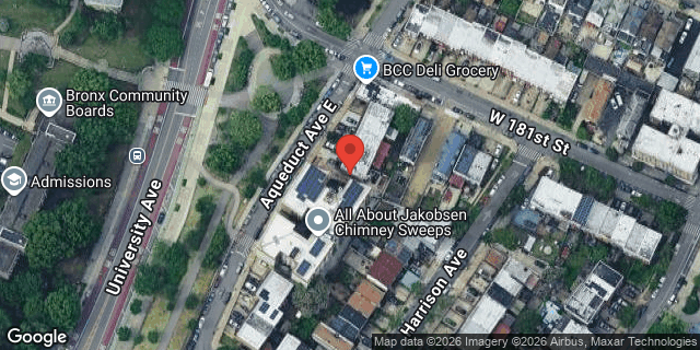 Aerial map of 2126 AQUEDUCT AVENUE EAST, Bronx