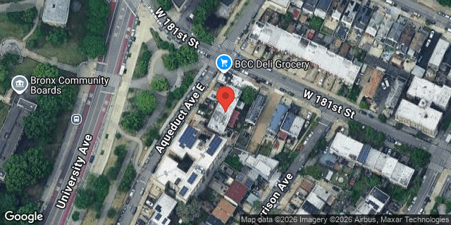Aerial map of 2130 AQUEDUCT AVENUE EAST, Bronx