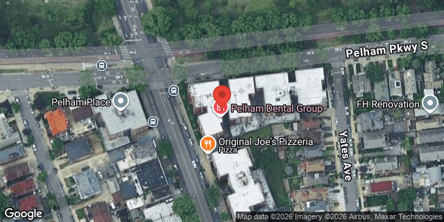 Aerial map of 1144 PELHAM PARKWAY SOUTH, Bronx