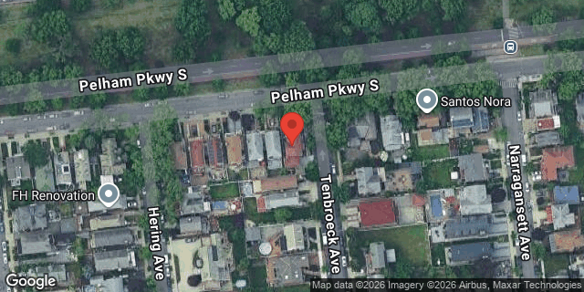 Aerial map of 1200 PELHAM PARKWAY SOUTH, Bronx