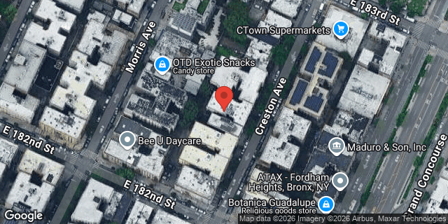 Aerial map of 2255 CRESTON AVENUE, Bronx