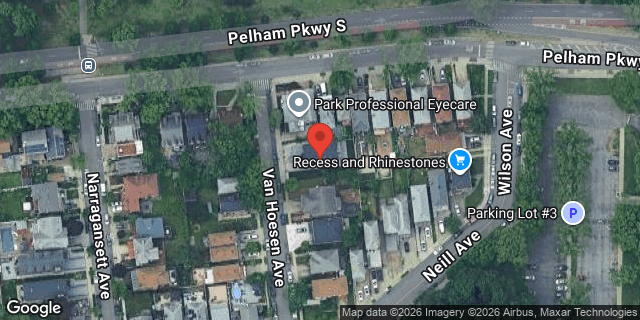 Aerial map of 2066 VAN HOESEN AVENUE, Bronx