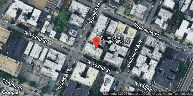 Aerial map of 2200 GRAND AVENUE, Bronx