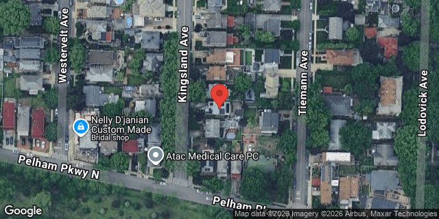 Aerial map of 2214 KINGSLAND AVENUE, Bronx