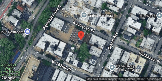 Aerial map of 62 BUCHANAN PLACE, Bronx