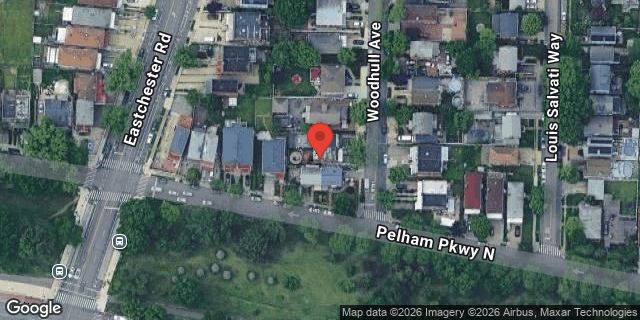 Aerial map of 2211 WOODHULL AVENUE, Bronx