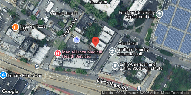 Aerial map of 2531 BELMONT AVENUE, Bronx