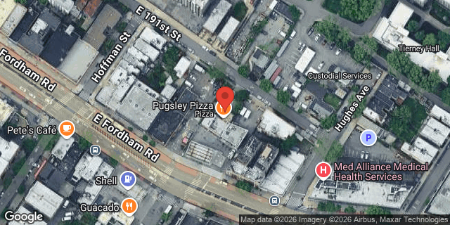 Aerial map of 590 EAST 191 STREET, Bronx