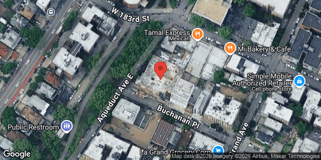 Aerial map of 2250 AQUEDUCT AVENUE EAST, Bronx