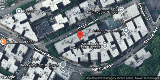 Aerial map of 1 BOGARDUS PLACE, Manhattan