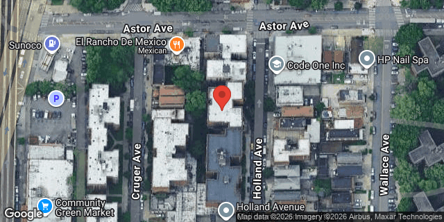 Aerial map of 2241 HOLLAND AVENUE, Bronx
