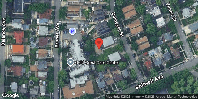 Aerial map of 2315B DEMEYER STREET, Bronx