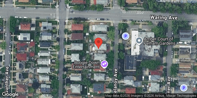 Aerial map of 2325 DELANOY AVENUE, Bronx
