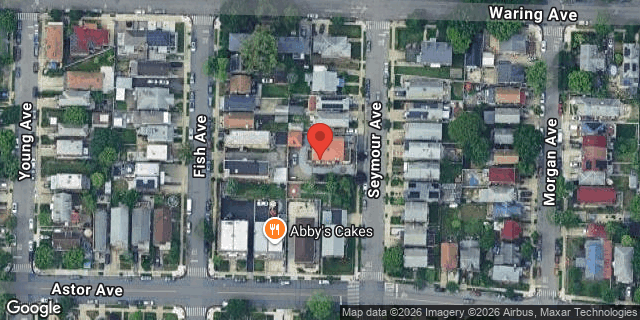 Aerial map of 2315 SEYMOUR AVENUE, Bronx