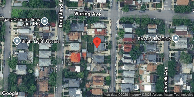 Aerial map of 2347 TIEMANN AVENUE, Bronx